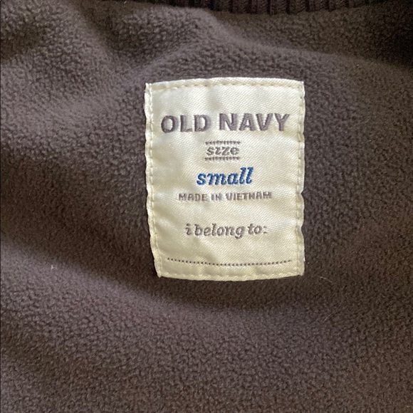 Old Navy Girls Size Small Brown Puffer Vest Puffy Warm Winter Solid Zipper Kids - Picture 6 of 6